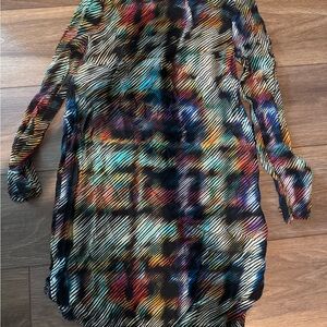 Wayf Vibrant Zebra Print Dress